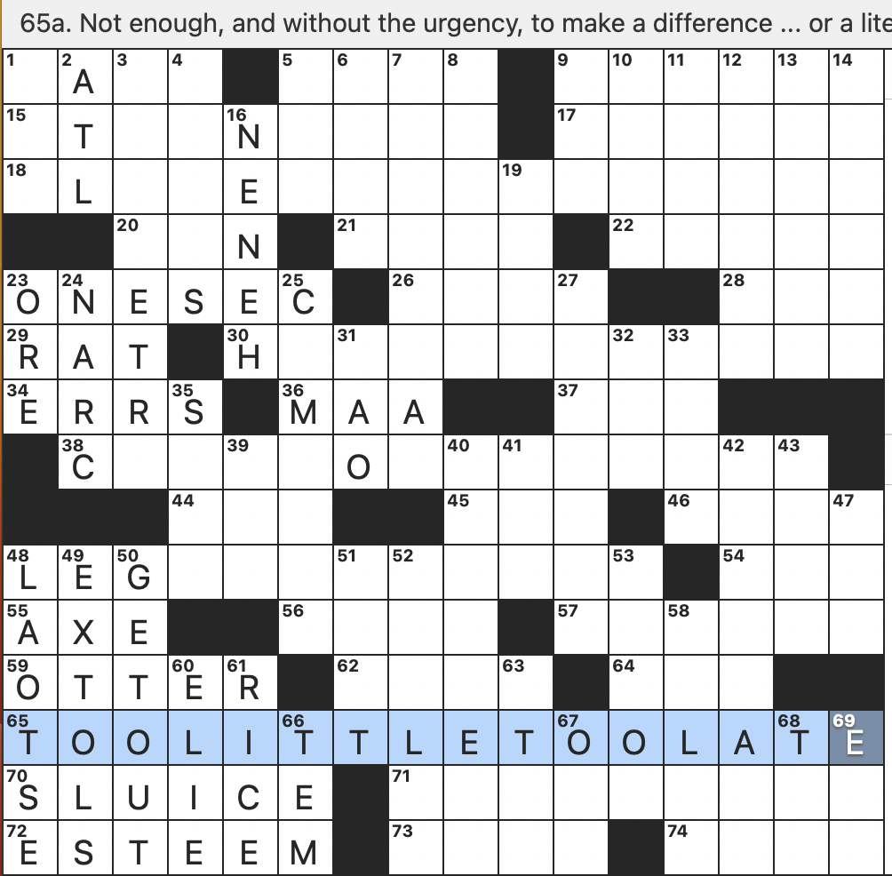 Rex Parker Does The NYT Crossword Puzzle Sci fi Cult Classic Of 1974 THU 4 13 23 Romantic Music Genre Originating In The Dominican Republic Dutch Astronomer With An Eponymous Cloud