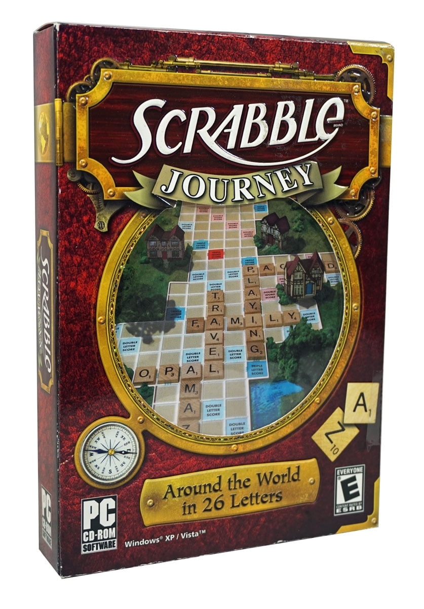 SCRABBLE JOURNEY PC Game Around The World In 26 Letters Crossword Puzzle Walmart