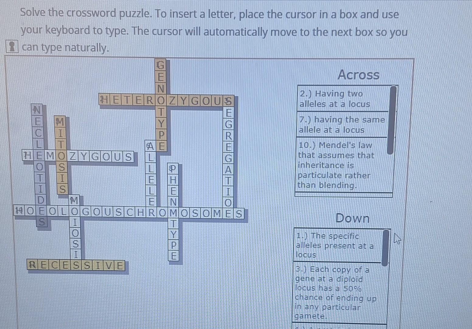 next in line crossword