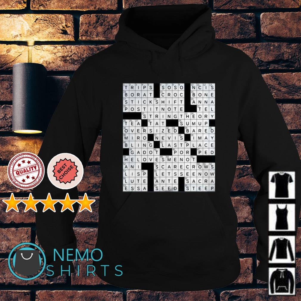 Stuffed Crossword Clue Shirt Hoodie Sweater And V neck T shirt