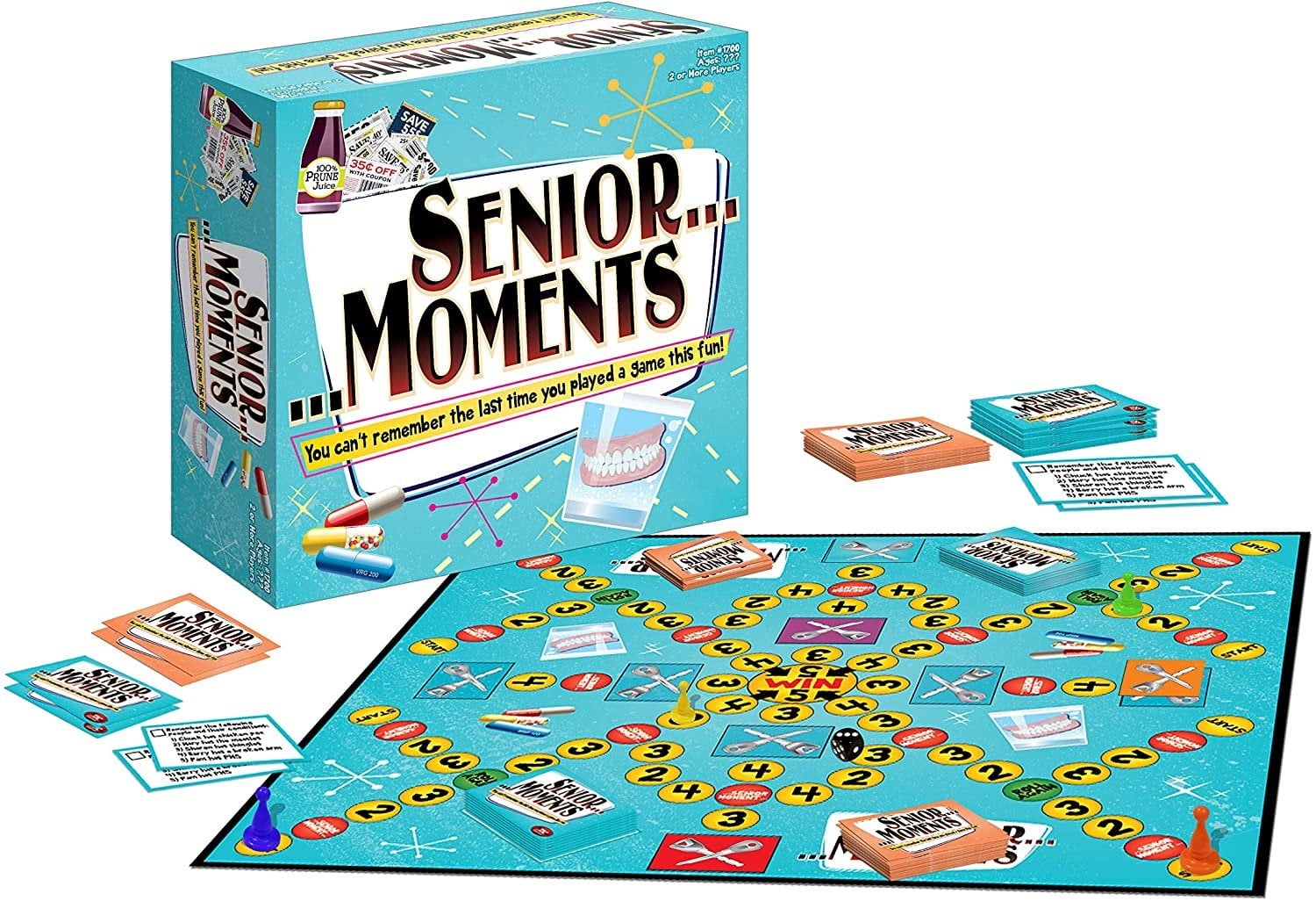 TDC Games Senior Moments Board Game For Adults Funny Memory Games For Game Night Walmart ca