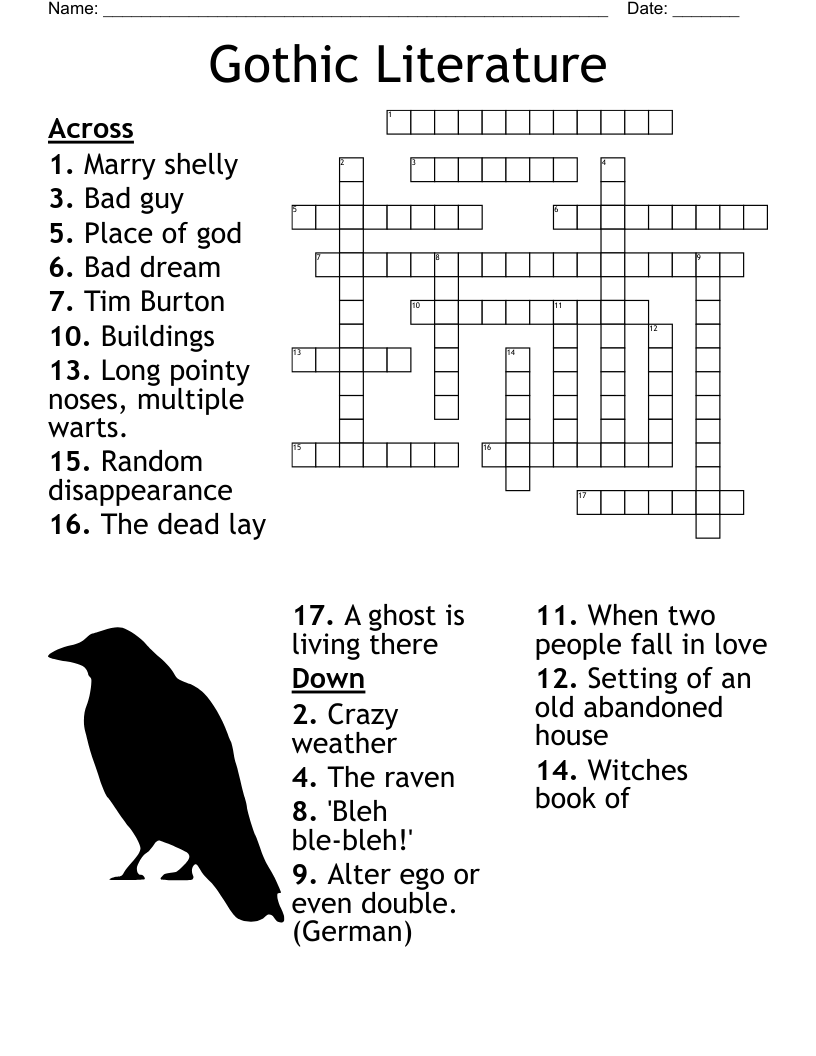 The Raven Crossword WordMint