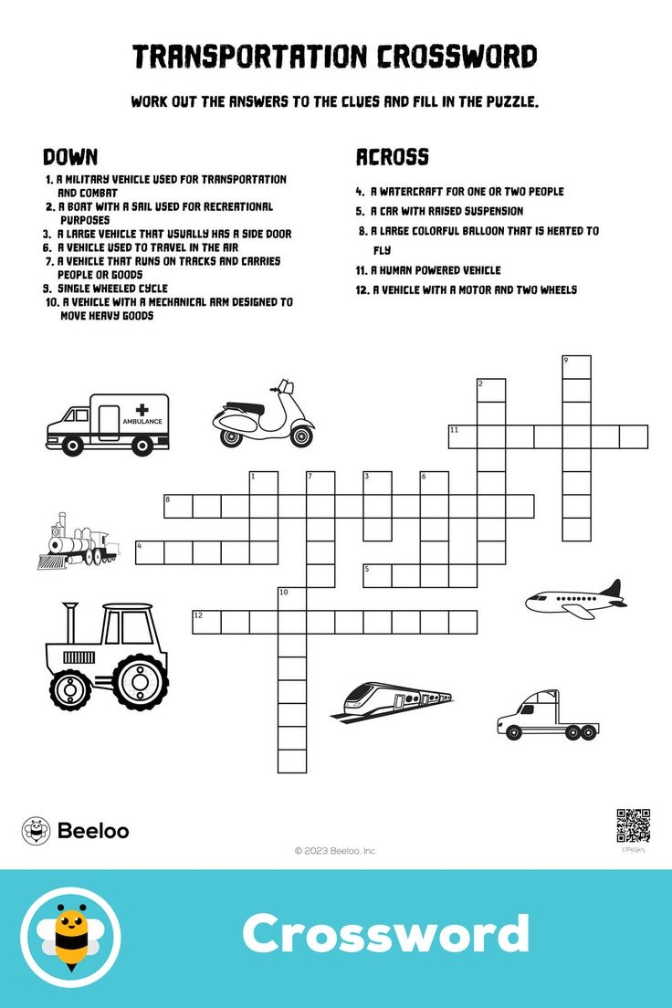 Transportation Crossword
