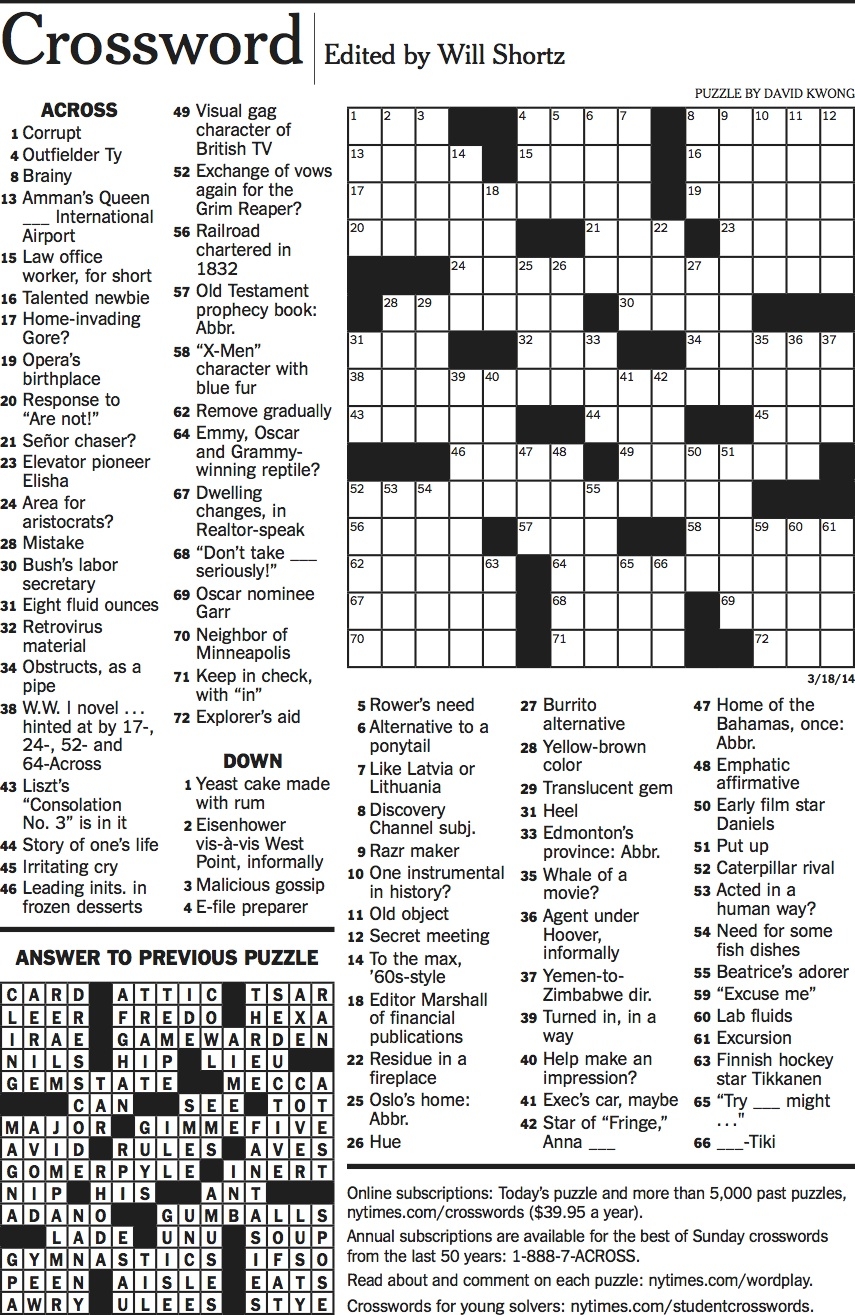 Will Shortz Why I Said Yes To A Crossword Magic Trick Live At TED TED Blog