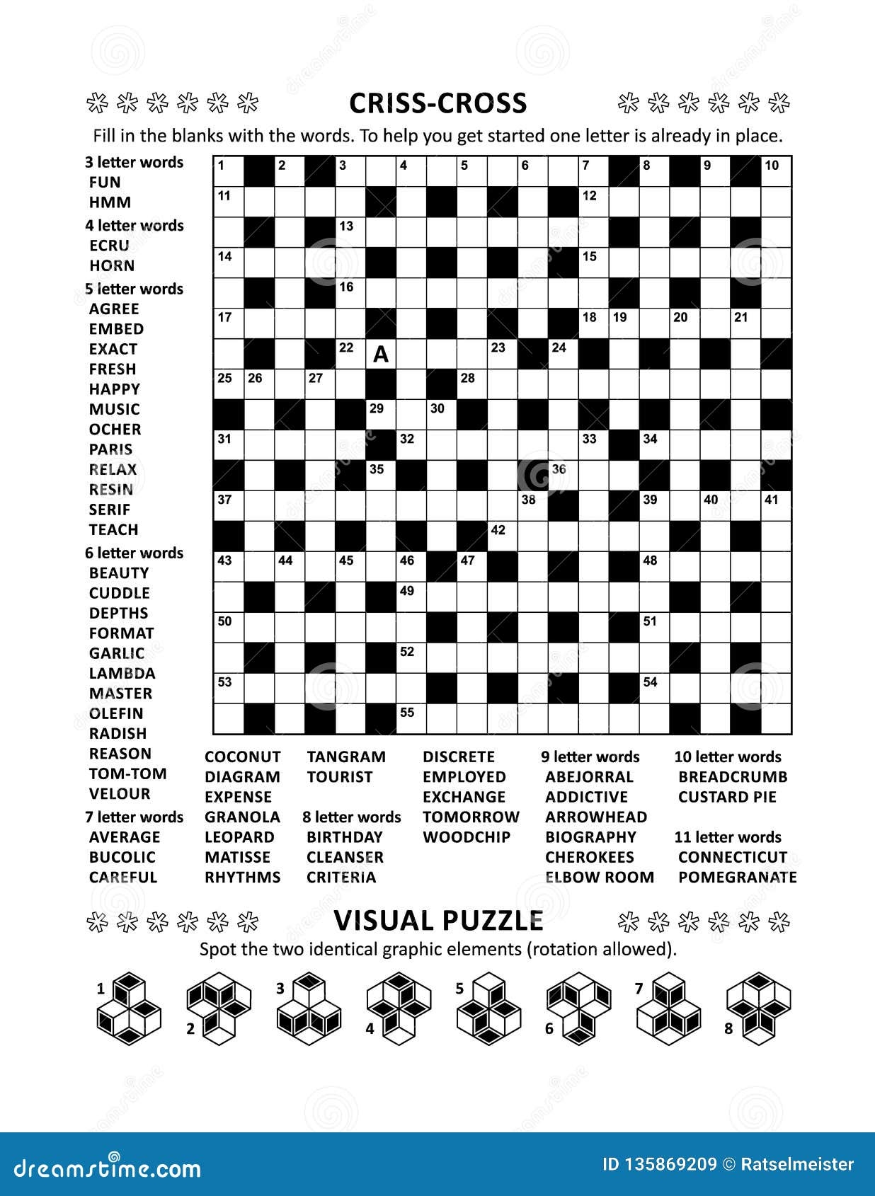 word fill in puzzles free