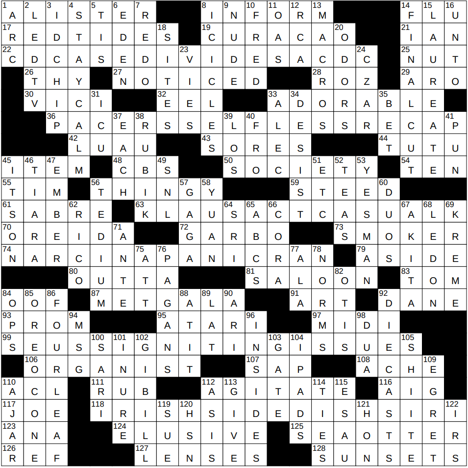 0714 24 NY Times Crossword 14 Jul 24 Sunday NYXCrossword