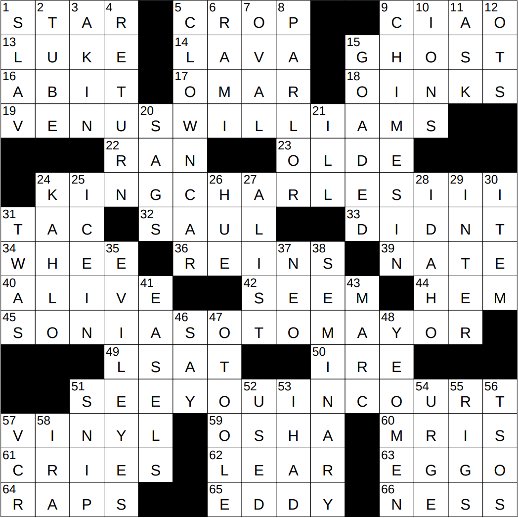 0731 23 NY Times Crossword 31 Jul 23 Monday NYXCrossword