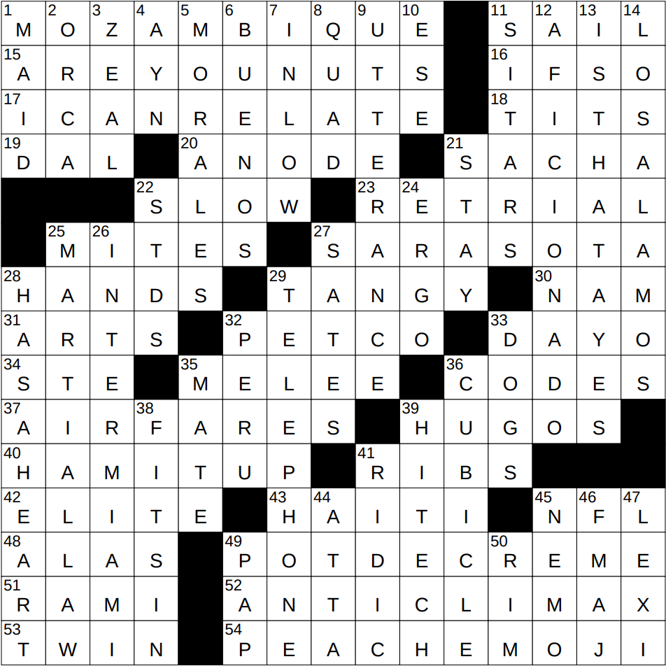 actor morales crossword clue