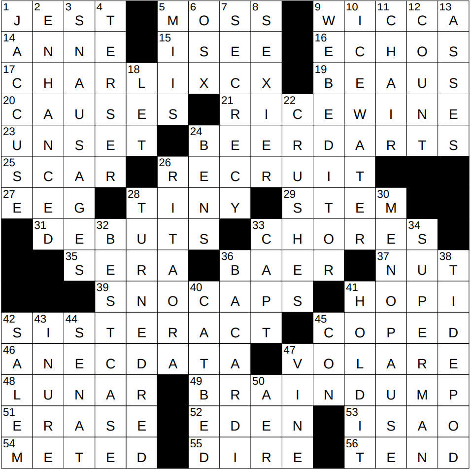 1017 25 NY Times Crossword 17 Oct 25 Friday NYXCrossword