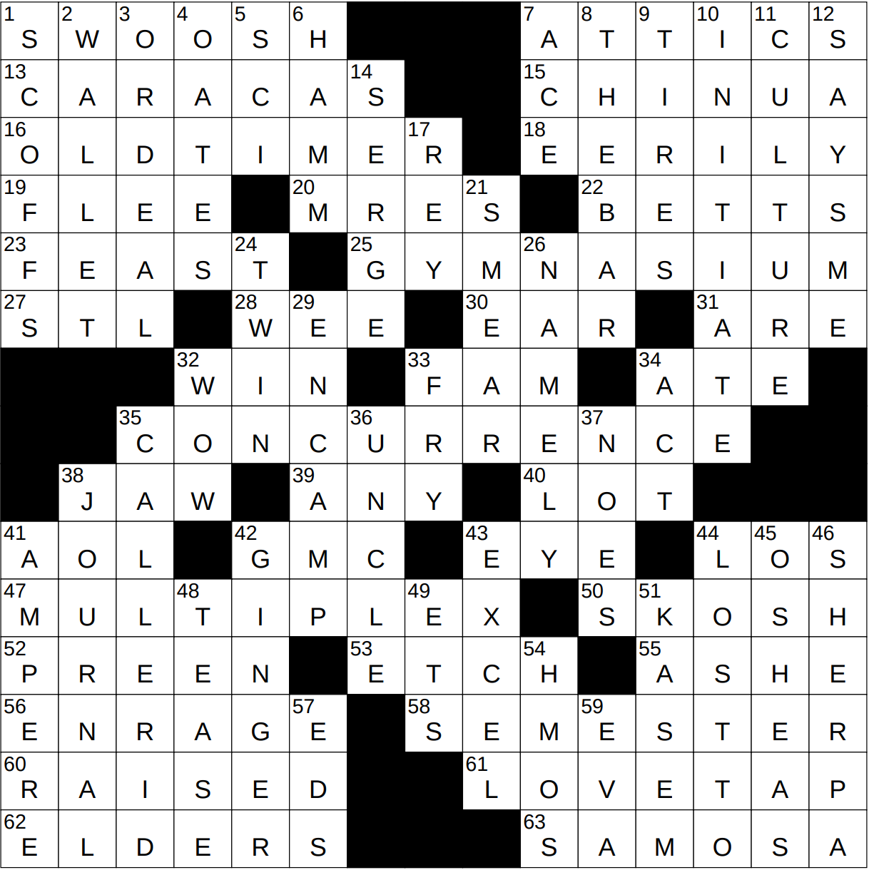 1207 22 NY Times Crossword 7 Dec 22 Wednesday NYXCrossword