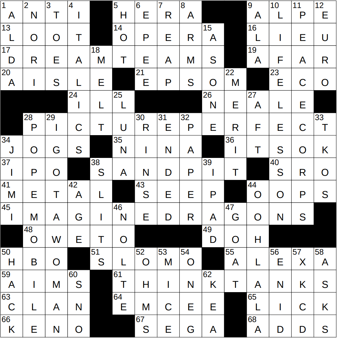 1211 25 NY Times Crossword 11 Dec 25 Thursday NYXCrossword