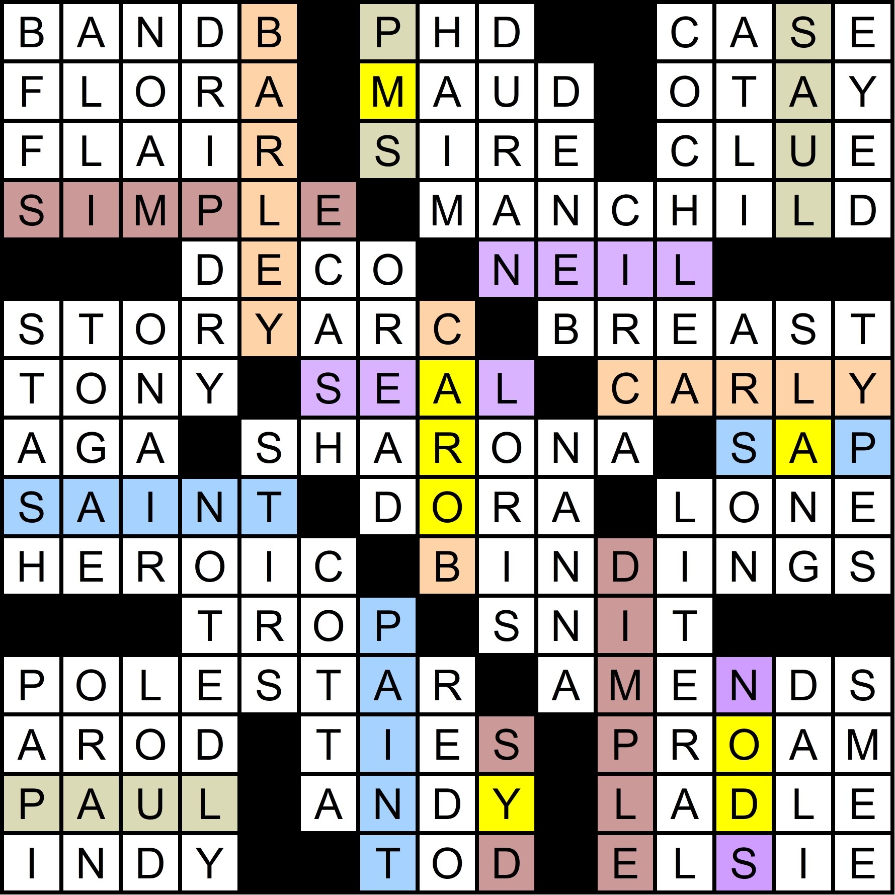 flair crossword clue