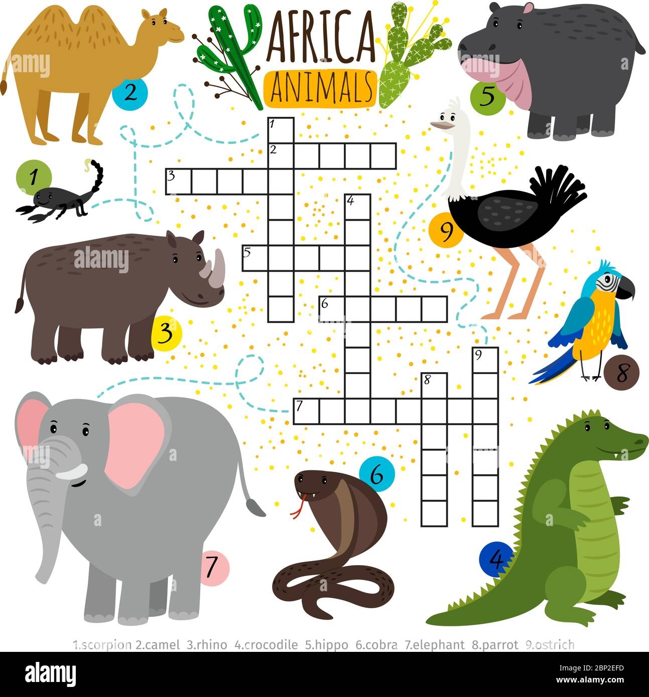 crossword puzzle of africa crossword puzzle of africa