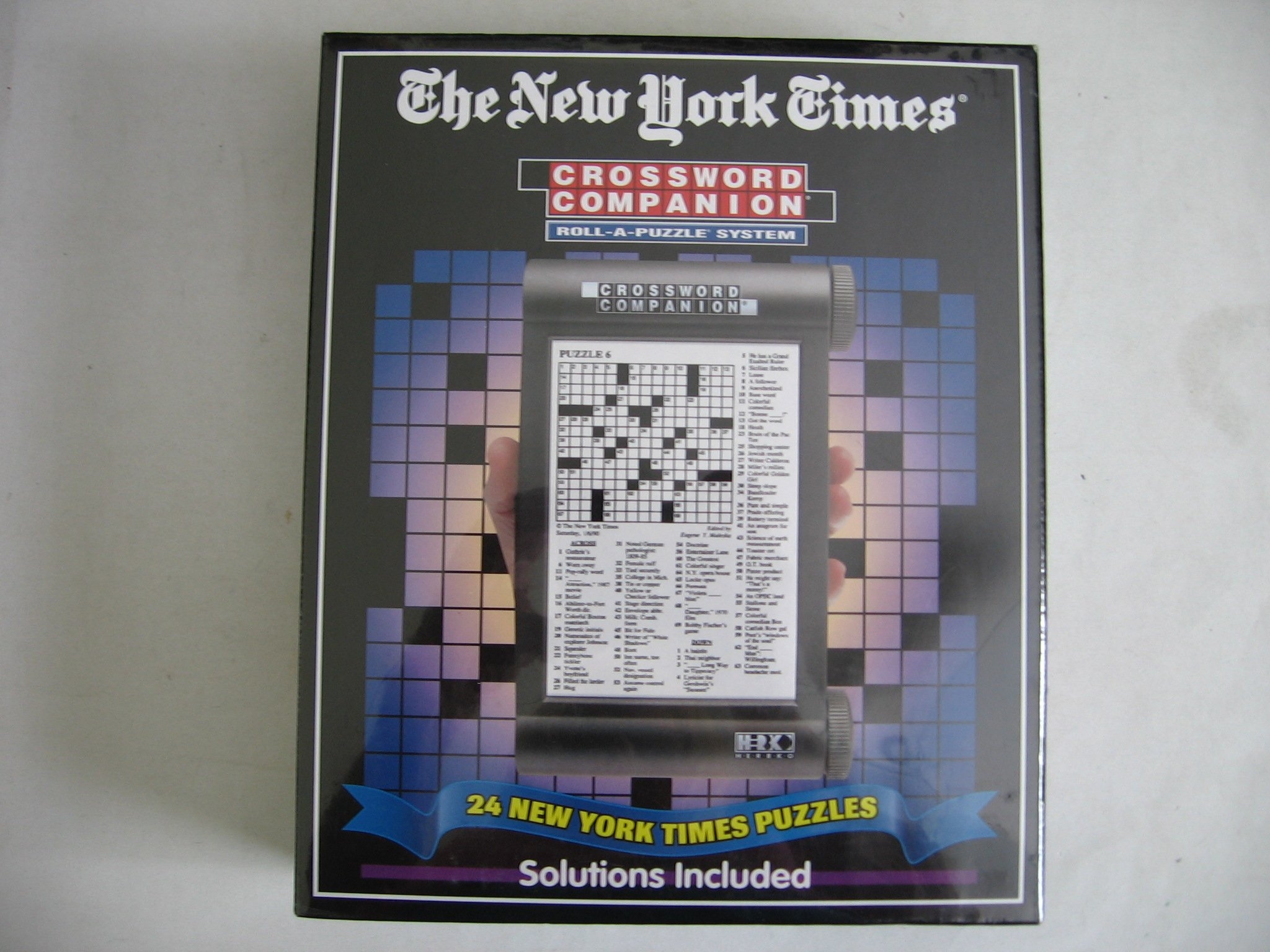 Amazon The New York Times Crossword Companion Roll A Puzzle System Volume 1 Toys Games