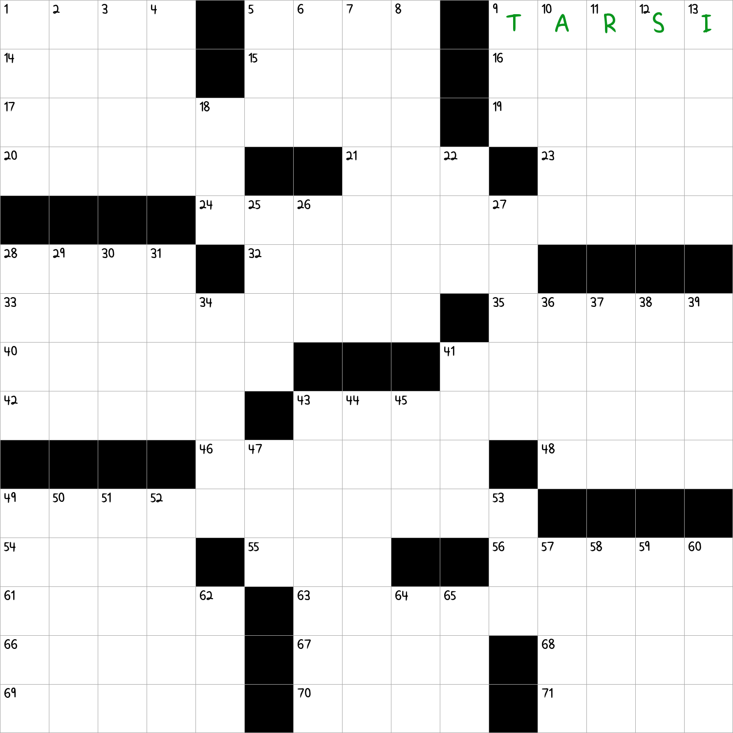 Ankle Bones NYT Crossword Clue March 17 2025