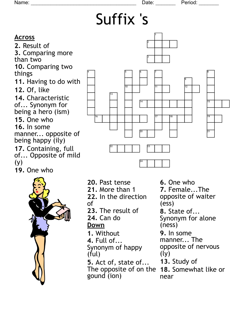Answers Complete The Puzzle Crossword WordMint