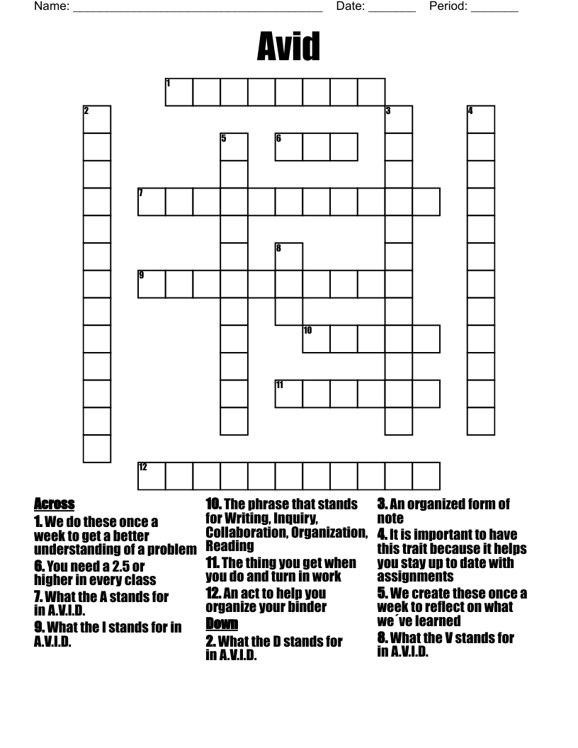 Avid Enthusiast Crossword Clue 5 Letters Letters