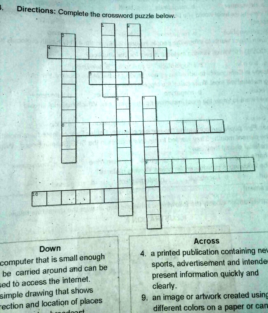 carried crossword clue