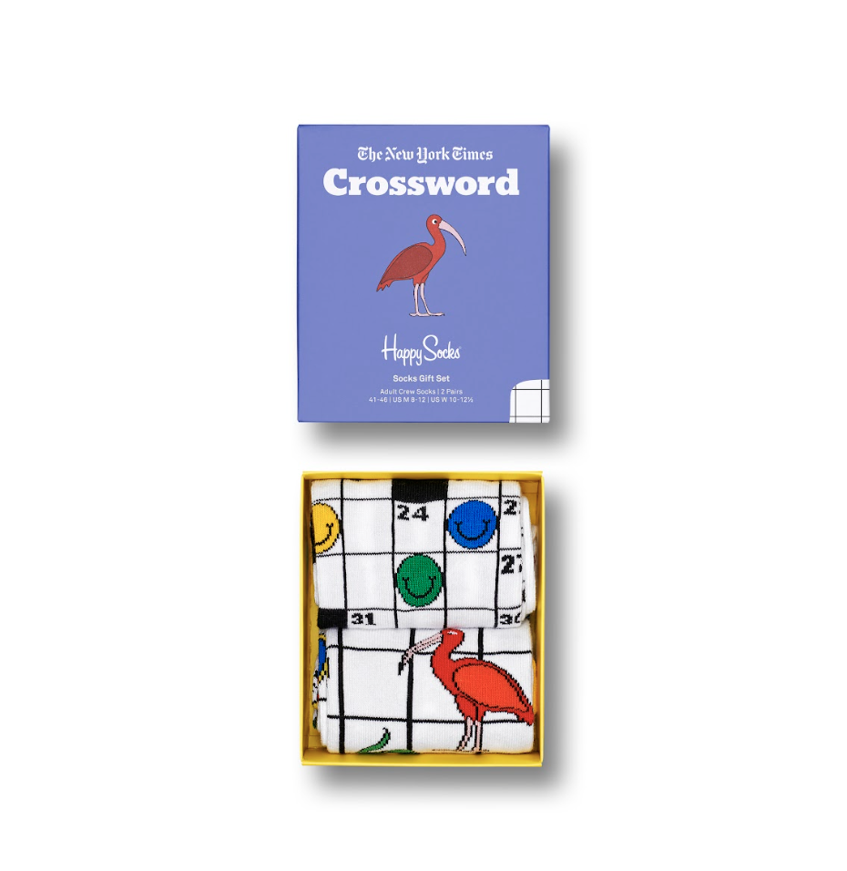 Buy Happy Socks New York Times Crossworld Puzzle Collection Gift Set Pack