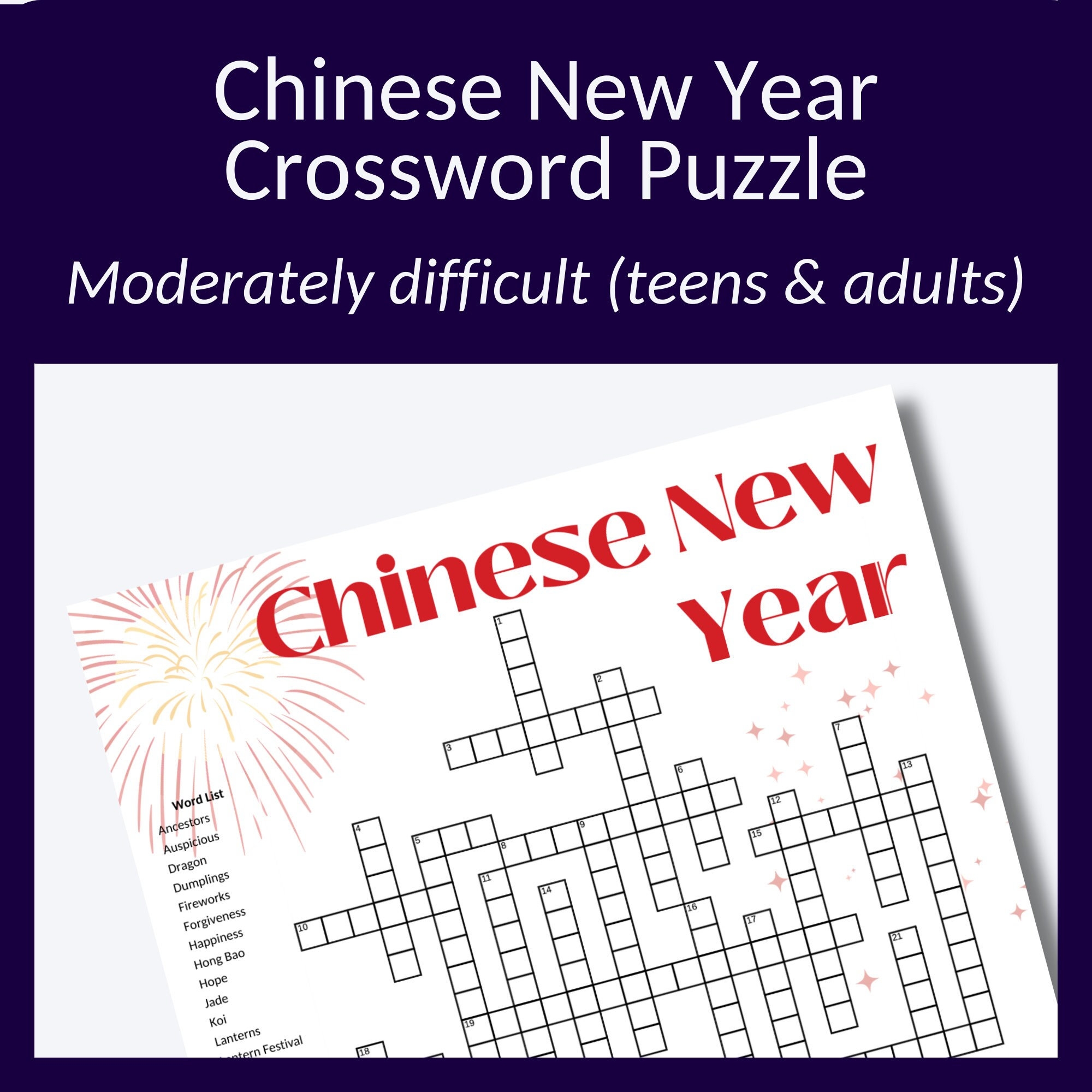 vietnamese new year crossword