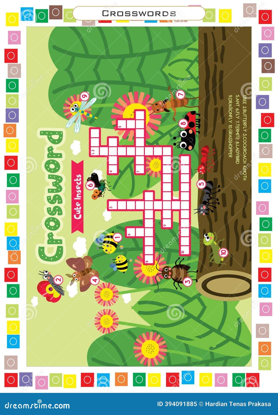 Colorful Crossword Stock Illustrations 2 028 Colorful Crossword Stock Illustrations Vectors Clipart Dreamstime