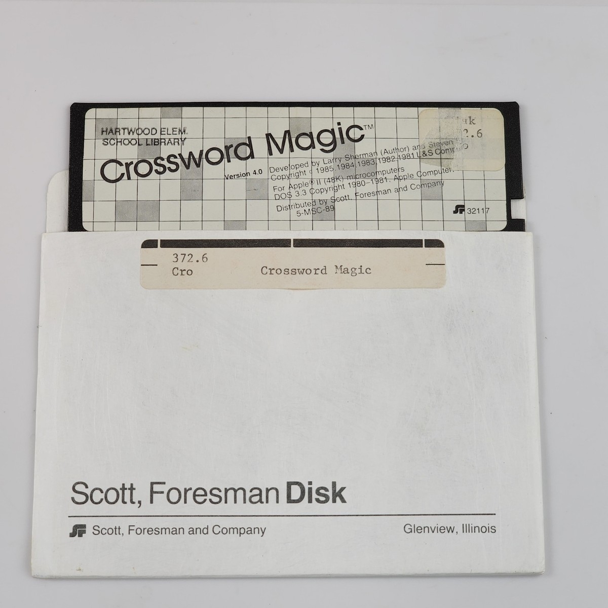 Crossword Magic Apple II 1985 L S Computerware 5 25 Floppy Disk Game EBay