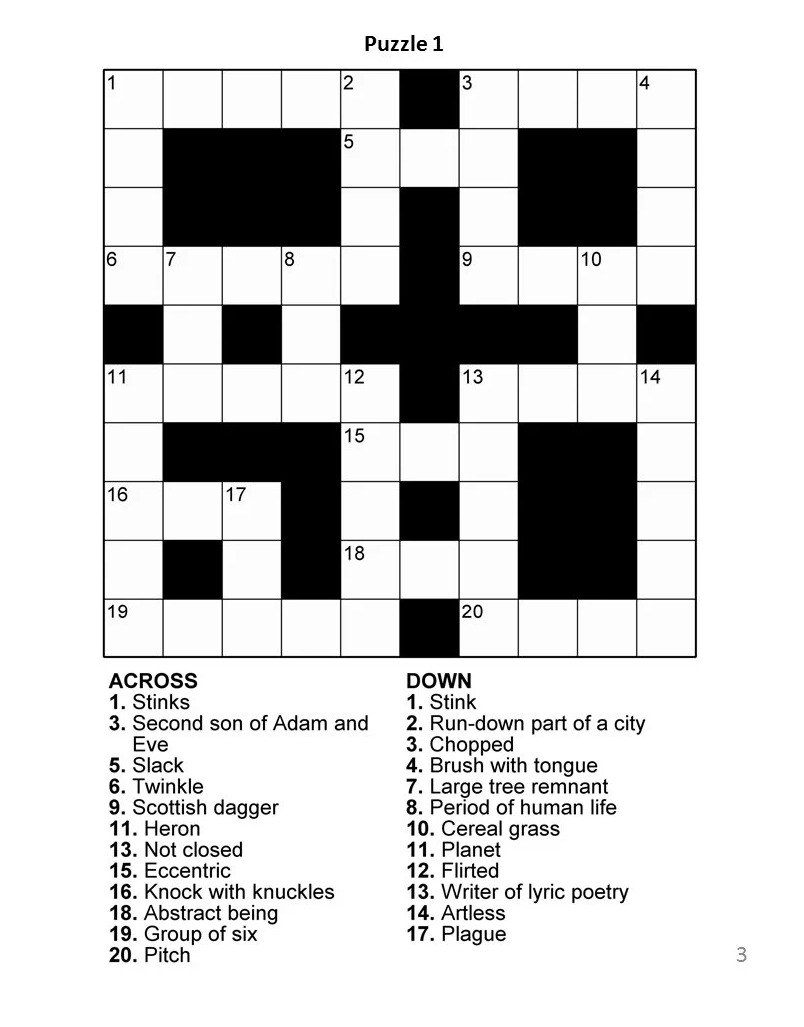Crossword Puzzle Books For Adults Printable Crossword Puzzles For Seniors Fun Free Brain Boost Words Are Hard Game