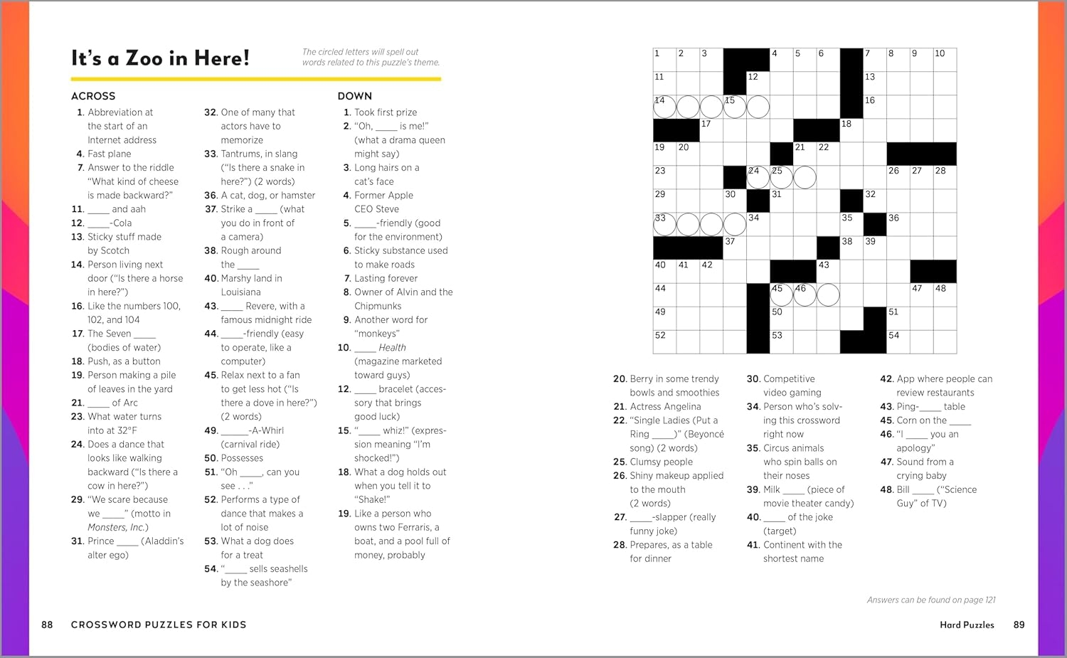 Crossword Puzzles For Kids A Fun And Challenging Bermuda Ubuy