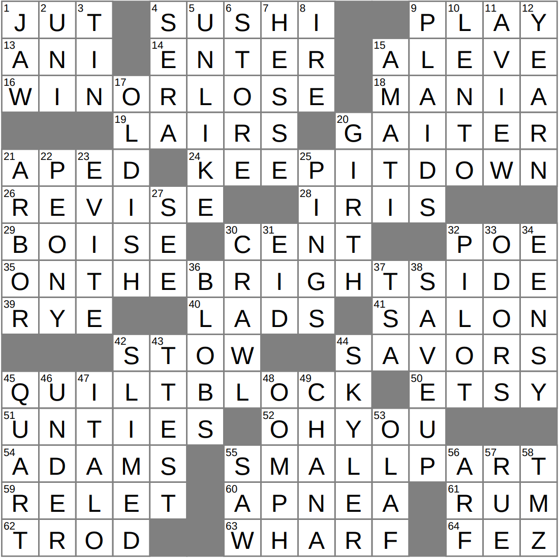 Extra Zip Crossword Clue Archives LAXCrossword