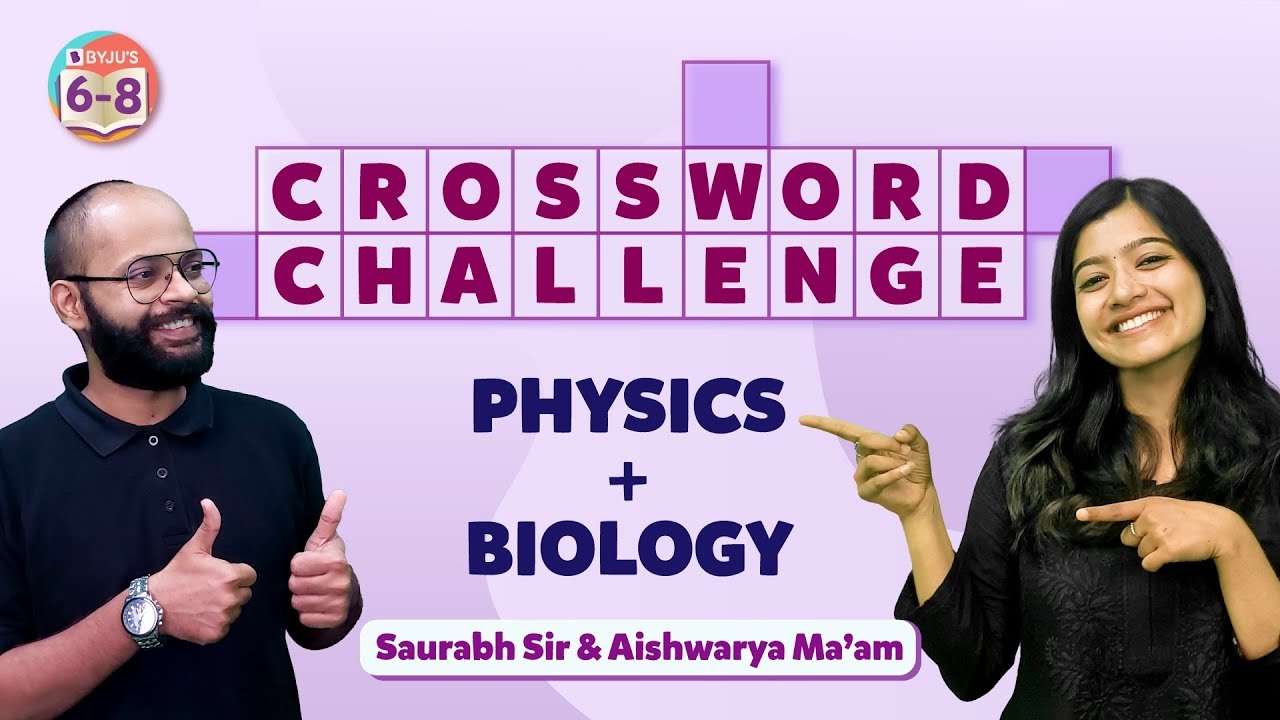 How To Solve Crossword Puzzles Crossword Challenge Physics Biology BYJU S Classes YouTube
