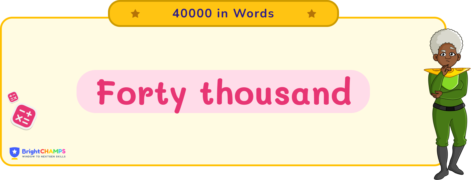 How To Write 40000 In Words 40000 Spelling