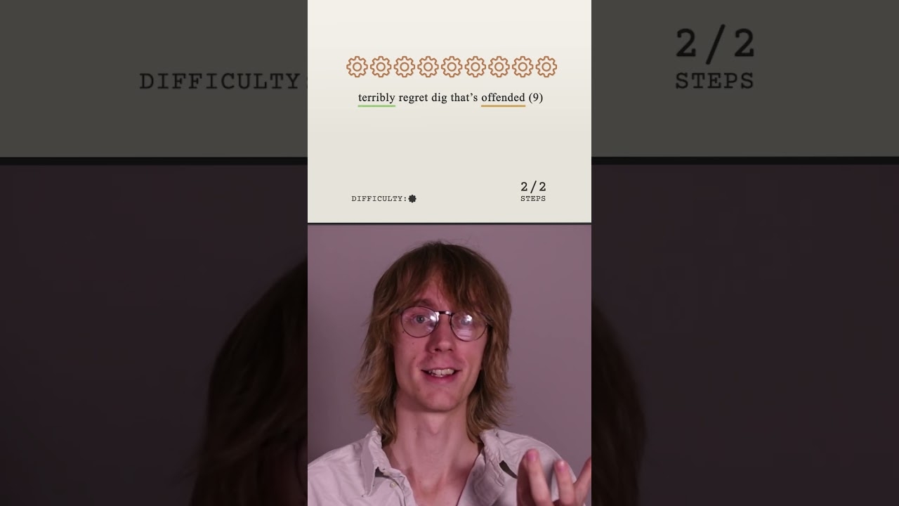 I REGRET Making This Cryptic Clue The Crack 8 4 crypticcrossword Crossword puzzle YouTube