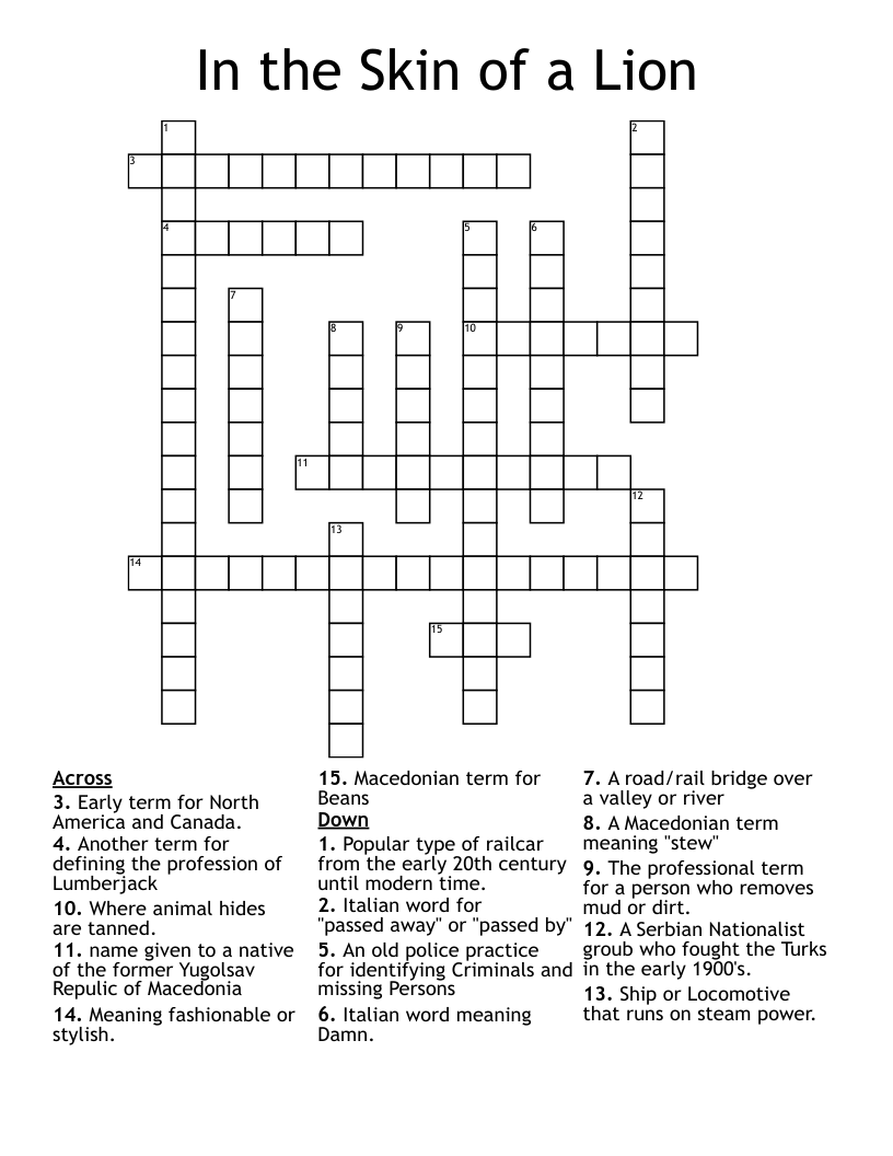 stylish crossword clue