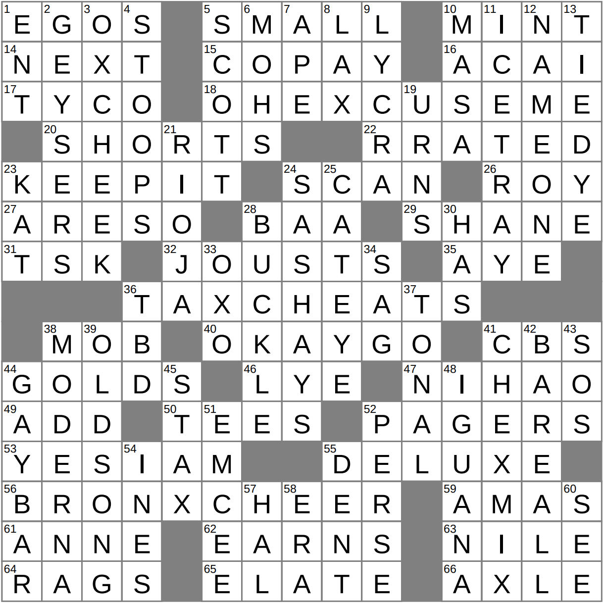 LA Times Crossword 22 Jan 26 Thursday LAXCrossword