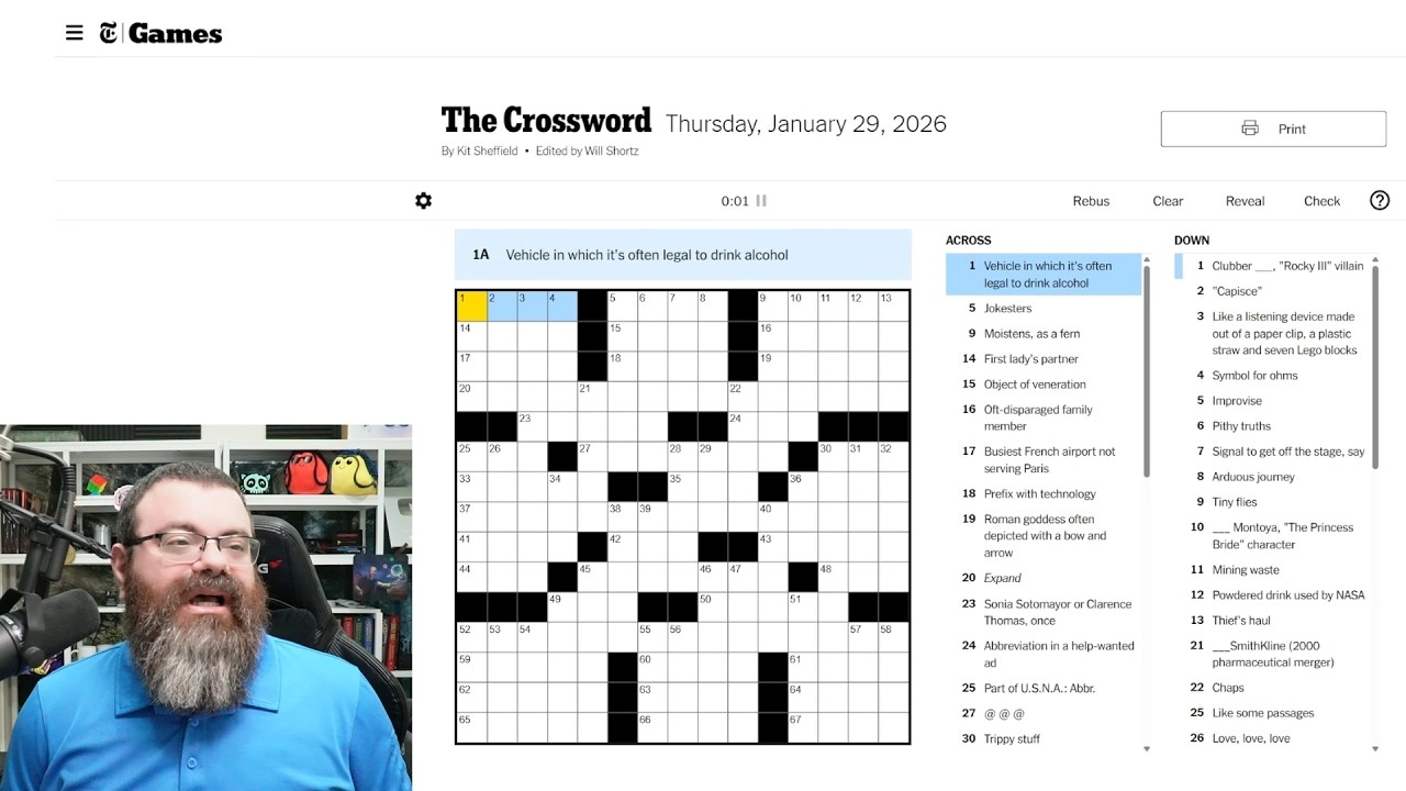 Learning Crossword Week 88 NYT Crossword Thursday Jan 29th 2026 YouTube Learning Crossword Week 88 NYT Crossword Thursday Jan 29th 2026 YouTube