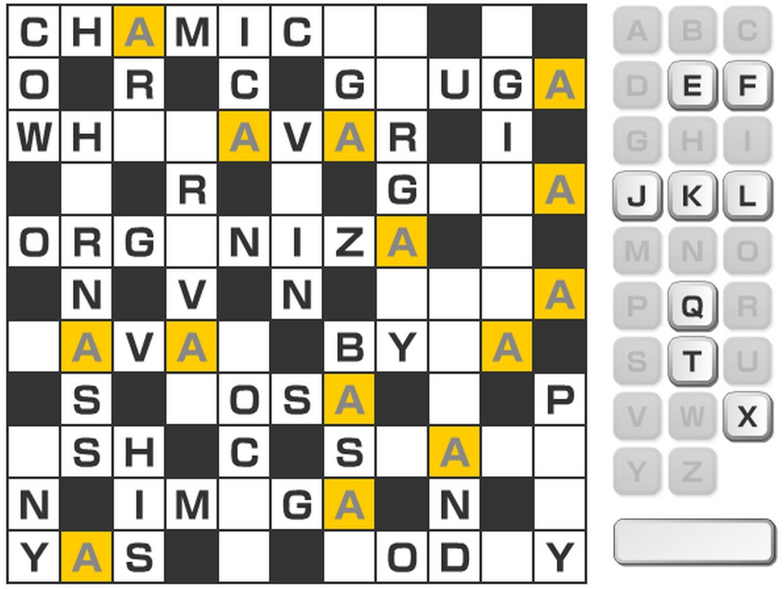 crucifix crossword clue