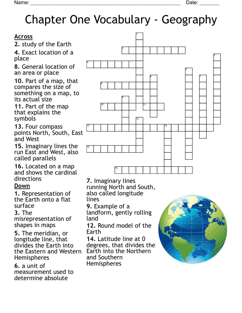 MAP Reading Crossword WordMint MAP Reading Crossword WordMint
