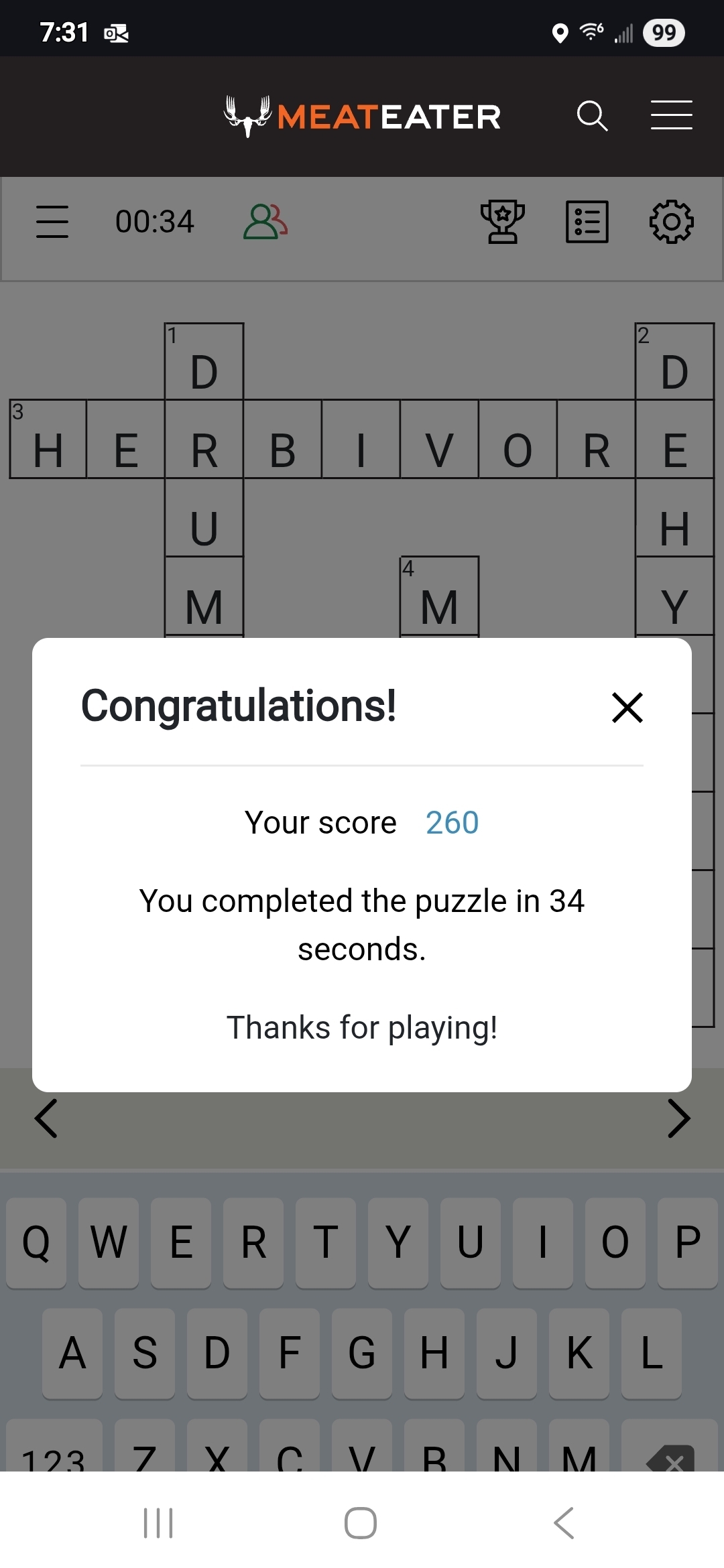 Mini Wild Game Vol 4 MeatEater Crossword Mini Wild Game Vol 4 MeatEater Crossword