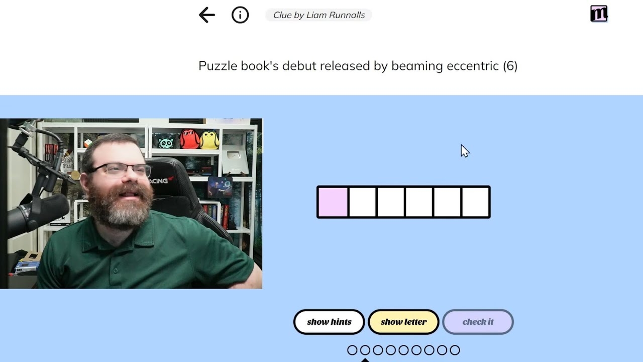 Minute Cryptic April 22nd 2025 wordgames crypticcrossword crossword YouTube