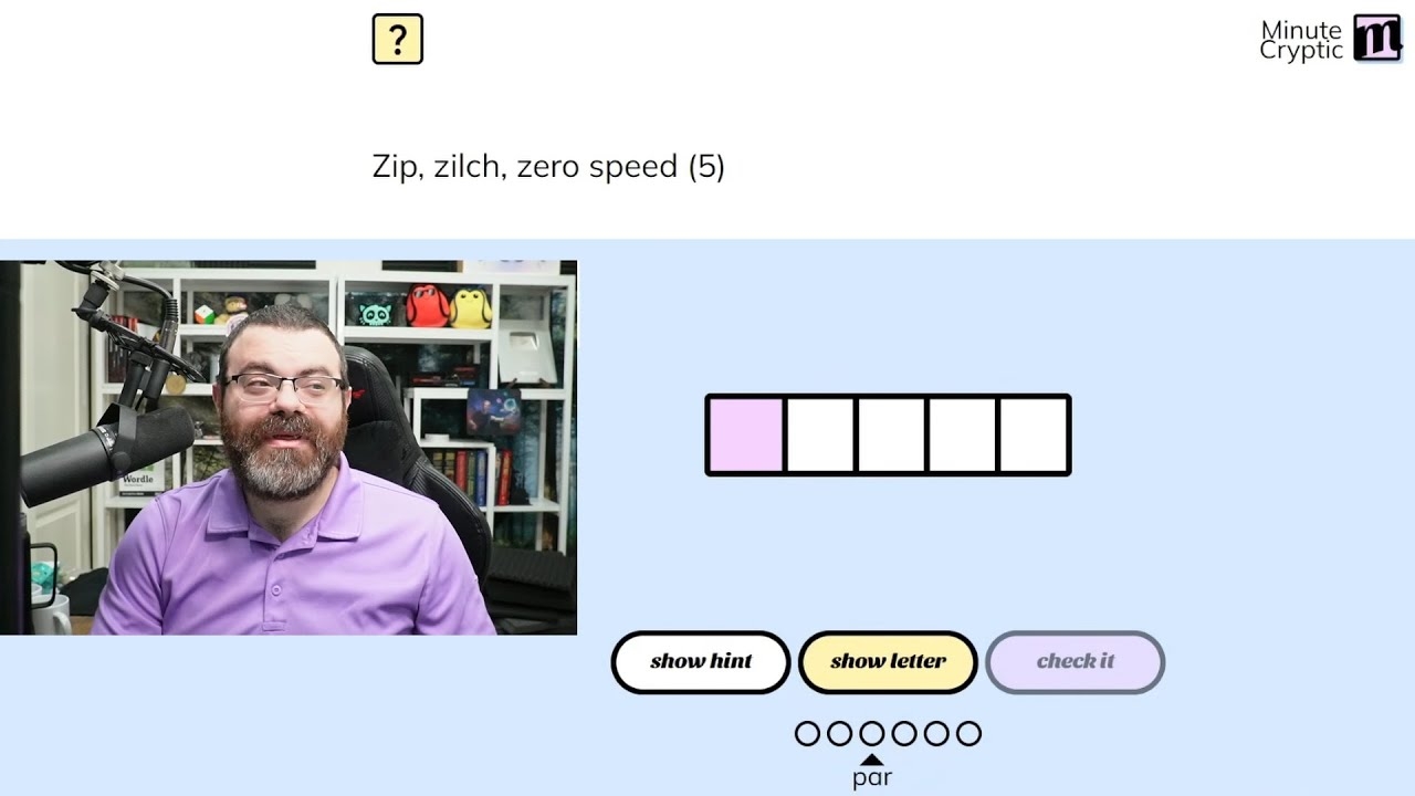 Minute Cryptic Feb 15th 2025 wordgames crypticcrossword crossword YouTube