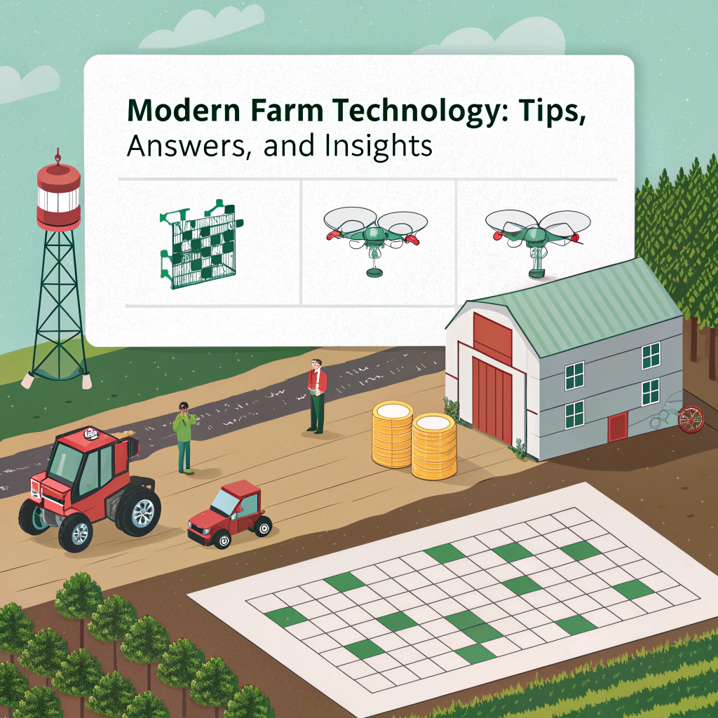 Modern Farm Technology Crossword Clue Correct Answers Explained Clearly Blogfocus