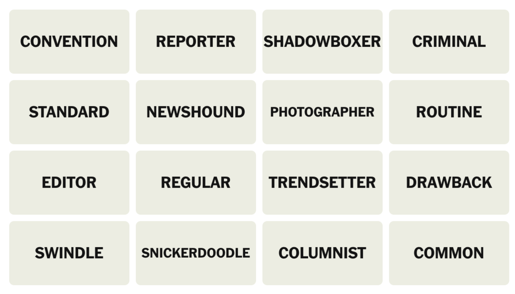 NYT Connections Answer For Today June 6 2025 Lifehacker