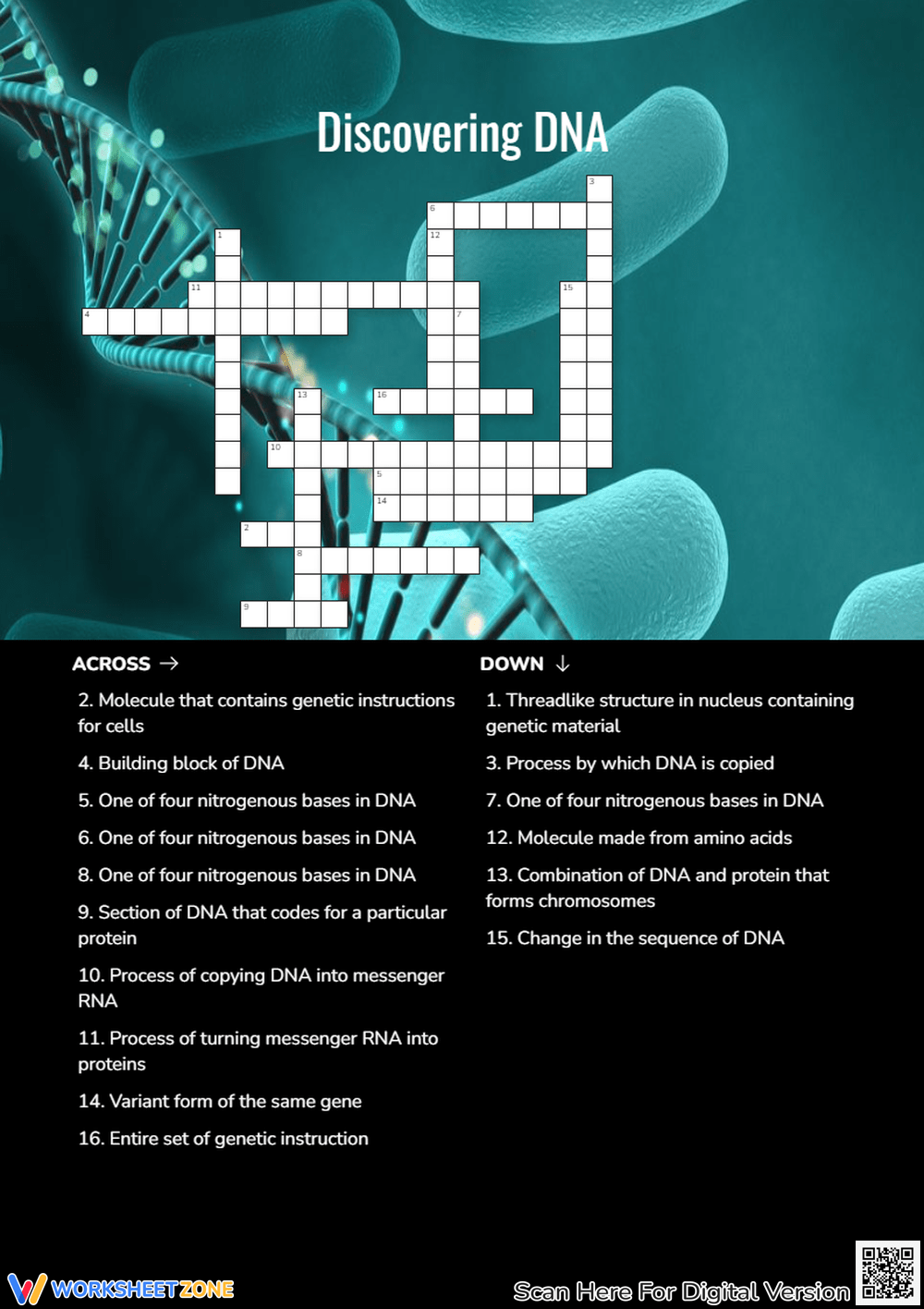 gene variant crossword