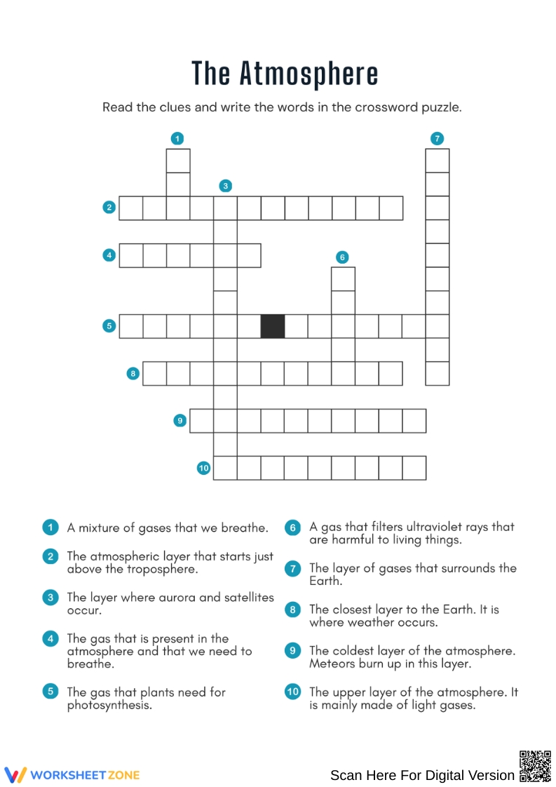 atmosphere crossword clue