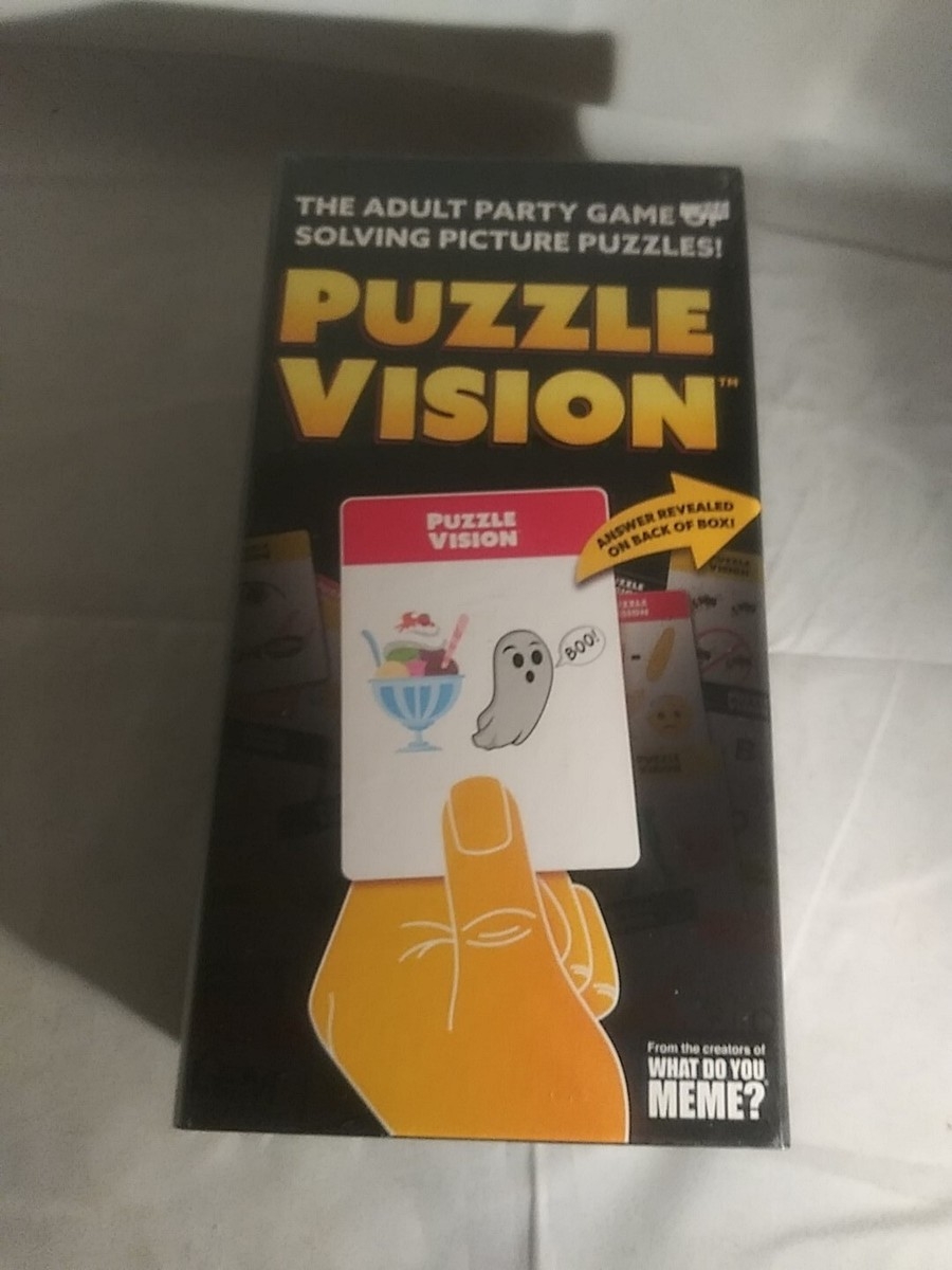 Puzzle Vision The Adult Party Game By What Do You Meme 2 20 Players Sealed EBay
