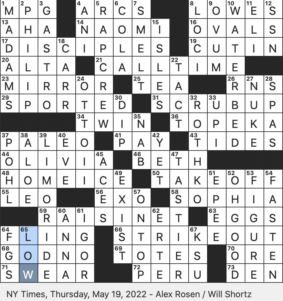 utah city crossword puzzle clue