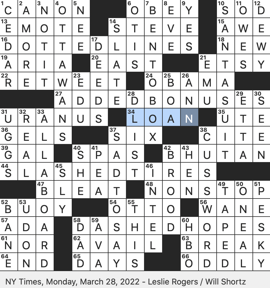 Rex Parker Does The NYT Crossword Puzzle Compartmented Japanese Lunch MON 3 28 22 Classification For The Barely Famous Himalayan Country That s Home To The World s Highest Unclimbed Mountain Bluish Gray Hue