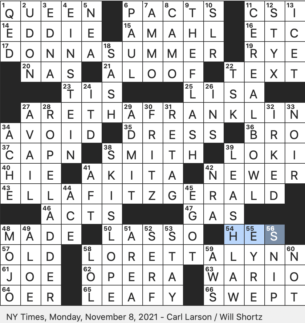 crossword clue sponsor