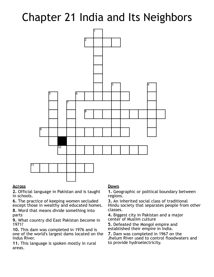 Self Referential Crossword Clue