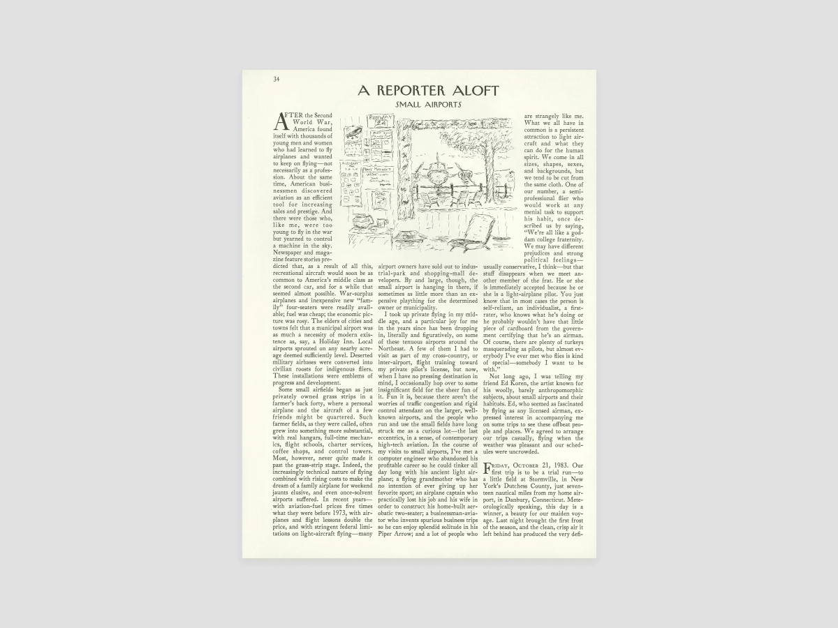 Small Airports The New Yorker